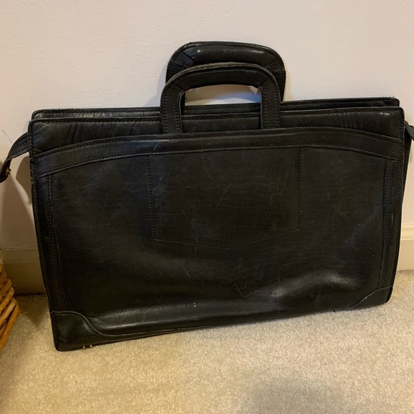 pegasus leather briefcase